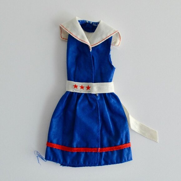 Mattel My First Barbie Easy On Fashions Sailor Dress 2119 1985 - Picture 1 of 3